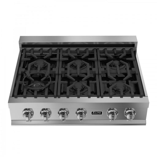 ZLINE 36 inch Rangetop with 6 Gas Burners, RT36 - Farmhouse Kitchen and Bath