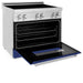 ZLINE 36" Induction Range in DuraSnow Stainless Steel RAIND - BM - 36 - Farmhouse Kitchen and Bath