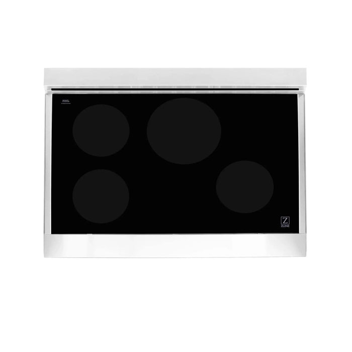 ZLINE 36" Induction Range in DuraSnow Stainless Steel RAIND - WM - 36 - Farmhouse Kitchen and Bath