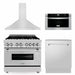 ZLINE 36 " Package Range RA36, Range Hood KB, Microwave MWD - 1 , Dishwasher DWV - 24, 4KP - RARH36 - MWDWV - Farmhouse Kitchen and Bath