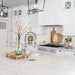 ZLINE 36" Porcelain Rangetop, DuraSnow®, 6 Brass Burners, RTS - BR - 36 - Farmhouse Kitchen and Bath