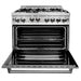 ZLINE 36' Professional Gas on Gas Range in Stainless Steel, RG36 - Farmhouse Kitchen and Bath