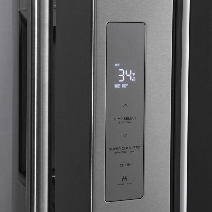 ZLINE 36" Refrigerator, Water, Ice Dispenser, Fingerprint Resistant, RSM - W - 36 - Farmhouse Kitchen and Bath