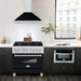 ZLINE 36" Stainless Range Hood Shell, Stainless Handle KB4SNX - BLM - 36 - Farmhouse Kitchen and Bath