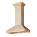 ZLINE 36" Unfinished Wooden Wall Range Hood, KBUF - 36 - Farmhouse Kitchen and Bath