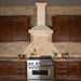ZLINE 36" Unfinished Wooden Wall Range Hood, KBUF - 36 - Farmhouse Kitchen and Bath