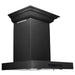 ZLINE 36" Wall Mount Range Hood, Black Stainless Steel, BSKENCRN - 36 - Farmhouse Kitchen and Bath