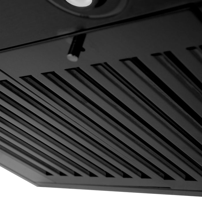 ZLINE 36" Wall Mount Range Hood, Black Stainless Steel, BSKENCRN - 36 - Farmhouse Kitchen and Bath