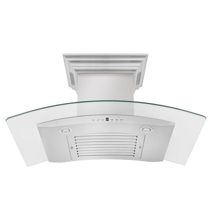 ZLINE 36" Wall Mount Range Hood, Bluetooth Speakers, KN4CRN - BT - 36 - Farmhouse Kitchen and Bath