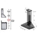 ZLINE 36" Wall Range Hood, Built - in CrownSound® Bluetooth Speakers, KL3CRN - BT - 36 - Farmhouse Kitchen and Bath