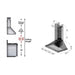 ZLINE 36" Wall Range Hood in Black Stainless Steel, BSKBN - 36 - Farmhouse Kitchen and Bath