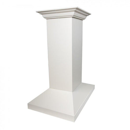 ZLINE 36" Wooden Island Range Hood in Cottage White, KBiTT - 36 - Farmhouse Kitchen and Bath
