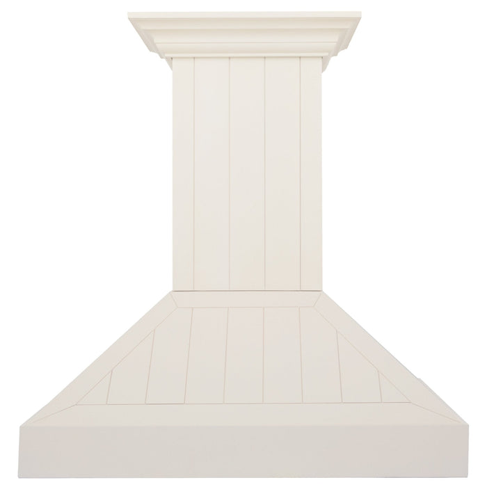 ZLINE 36" Wooden Wall Mount Range Hood in Cottage White, KPTT - 36 - Farmhouse Kitchen and Bath