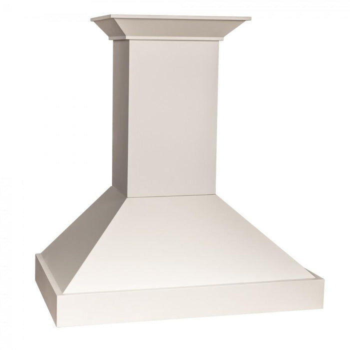 ZLINE 36" Wooden Wall Range Hood, Cottage White, KBTT - 36 - Farmhouse Kitchen and Bath