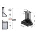 ZLINE 36" Wooden Wall Range Hood, Crown Molding 329AH - 36 - Farmhouse Kitchen and Bath