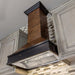 ZLINE 36" Wooden Wall Range Hood, Crown Molding 329AH - 36 - Farmhouse Kitchen and Bath