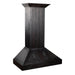 ZLINE 36" Wooden Wall Range Hood, Rustic Dark, KPDD - 36 - Farmhouse Kitchen and Bath