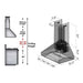 ZLINE 36" Wooden Wall Range Hood with Crown Molding, 321TT - 36 - Farmhouse Kitchen and Bath