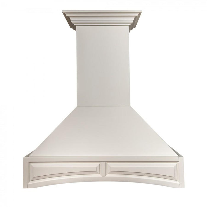 ZLINE 36" Wooden Wall Range Hood with Crown Molding, 321TT - 36 - Farmhouse Kitchen and Bath