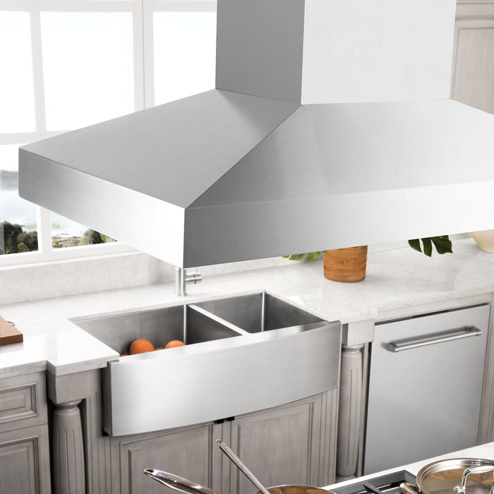 ZLINE 42" Stainless Steel Island Range Hood, KL3i - 42 - Farmhouse Kitchen and Bath
