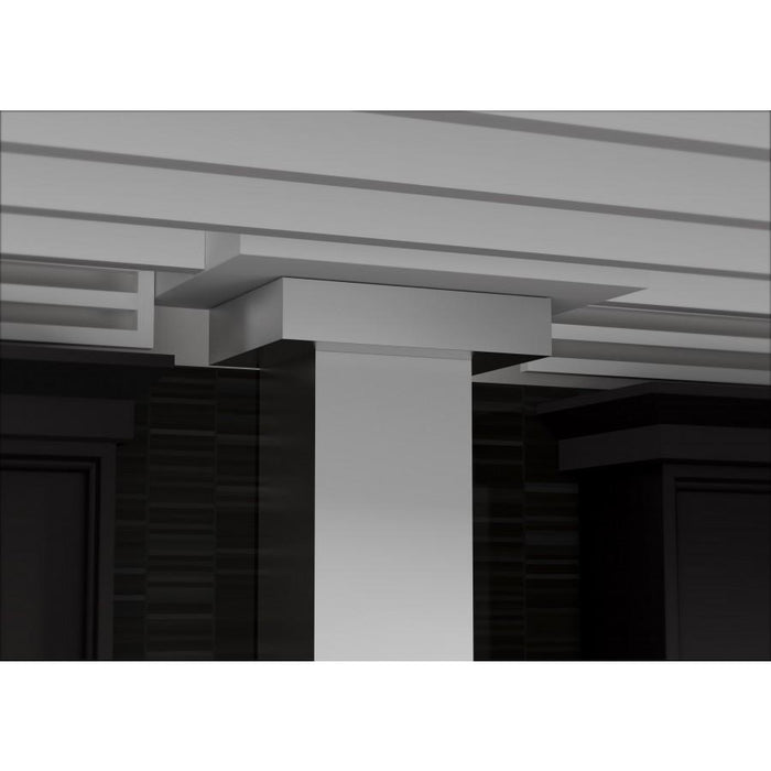 ZLINE 42" Stainless Wall Range Hood with Crown Molding, KECRN - 42 - Farmhouse Kitchen and Bath