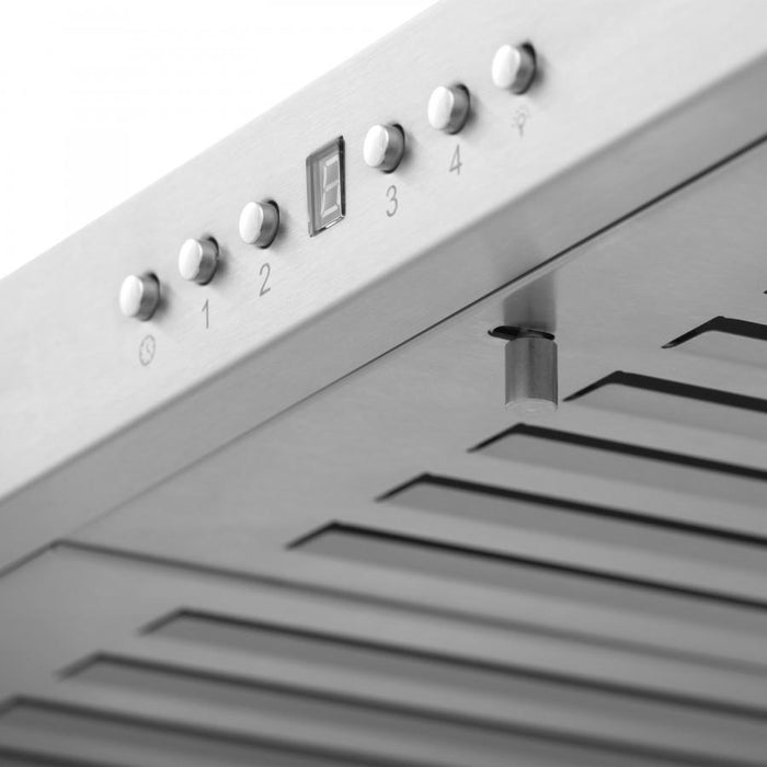 ZLINE 42" Wall Range Hood, Built - in CrownSound® Bluetooth Speakers, KBCRN - BT - 42 - Farmhouse Kitchen and Bath