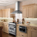 ZLINE 42" Wall Range Hood, Built - in CrownSound® Bluetooth Speakers, KL2CRN - BT - 42 - Farmhouse Kitchen and Bath