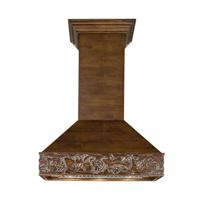 ZLINE 42" Wooden Wall Range Hood, Remote Motor, 373RR - RD - 42 - Farmhouse Kitchen and Bath