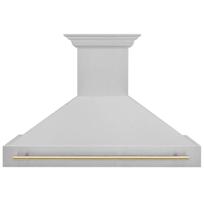 ZLINE 48" Autograph DuraSnow Stainless Steel Hood 8654SNZ - 48 - G - Farmhouse Kitchen and Bath