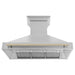 ZLINE 48" Autograph DuraSnow Stainless Steel Hood 8654SNZ - 48 - G - Farmhouse Kitchen and Bath