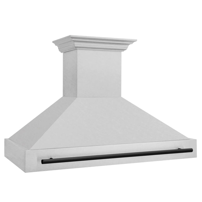 ZLINE 48" Autograph DuraSnow Stainless Steel Hood 8654SNZ - 48 - MB - Farmhouse Kitchen and Bath