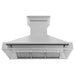 ZLINE 48" Autograph DuraSnow Stainless Steel Hood 8654SNZ - 48 - MB - Farmhouse Kitchen and Bath