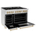 ZLINE 48" Autograph Edition, Dual Fuel Stainless Steel Range, RAZ - 48 - G - Farmhouse Kitchen and Bath