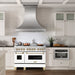 ZLINE 48" Autograph, Range Dual Fuel, DuraSnow, White Door, RASZ - WM - 48 - G - Farmhouse Kitchen and Bath