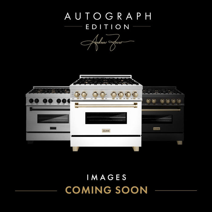 ZLINE 48" Autograph Rangetop, Black Stainless, Gold Accents, RTBZ - 48 - G - Farmhouse Kitchen and Bath