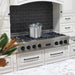 ZLINE 48" Autograph Rangetop, DuraSnow, Gold Accents RTSZ - 48 - MB - Farmhouse Kitchen and Bath