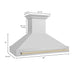 ZLINE 48" Autograph Stainless Wall Range Hood, 8654STZ - 48 - G - Farmhouse Kitchen and Bath