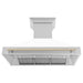 ZLINE 48" Autograph Stainless Wall Range Hood, 8654STZ - WM48 - G - Farmhouse Kitchen and Bath