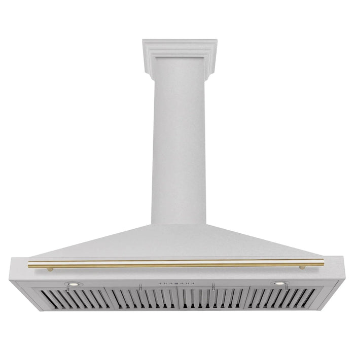 ZLINE 48" Autograph Stainless Wall Range Hood KB4SNZ - 48 - G - Farmhouse Kitchen and Bath