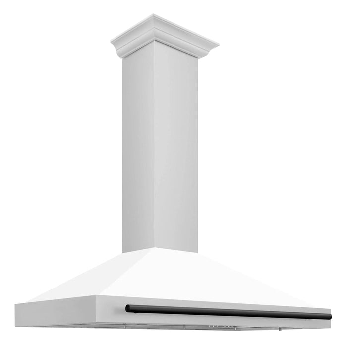 ZLINE 48" Autograph Stainless Wall Range Hood KB4STZ - WM48 - MB - Farmhouse Kitchen and Bath