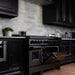ZLINE 48" Black Stainless, Gas Burner, Electric Oven Range, RAB - 48 - Farmhouse Kitchen and Bath