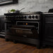 ZLINE 48" Black Stainless, Gas Burner, Electric Oven Range, RAB - 48 - Farmhouse Kitchen and Bath
