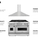 ZLINE 48" Bundle, Range RA48 & Wall Range Hood KB - 48, 2KP - RARH48 - Farmhouse Kitchen and Bath