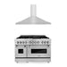 ZLINE 48" Bundle, Range RA48 & Wall Range Hood KB - 48, 2KP - RAWMRH48 - Farmhouse Kitchen and Bath
