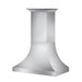 ZLINE 48" Designer Snow Stainless Finish Wall Range Hood, 8632S - 48 - Farmhouse Kitchen and Bath