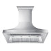 ZLINE 48" Designer Snow Stainless Finish Wall Range Hood, 8632S - 48 - Farmhouse Kitchen and Bath