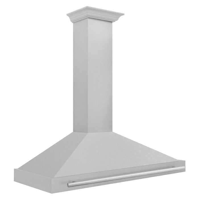 ZLINE 48" Fingerprint Resistant Stainless Steel Range Hood with Stainless Steel Handle KB4SNX - 48 - Farmhouse Kitchen and Bath