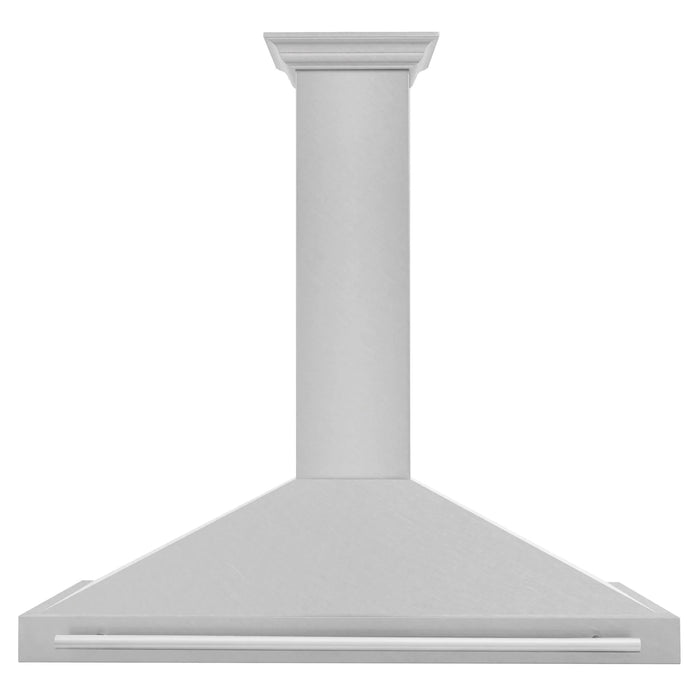 ZLINE 48" Fingerprint Resistant Stainless Steel Range Hood with Stainless Steel Handle KB4SNX - 48 - Farmhouse Kitchen and Bath