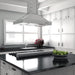 ZLINE 48 in. Porcelain Rangetop in Snow Stainless, 7 Gas Burners, RTS - 48 - Farmhouse Kitchen and Bath