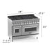 ZLINE 48" Professional Dual Fuel Range with Blue Gloss Door, RA - BG - 48 - Farmhouse Kitchen and Bath